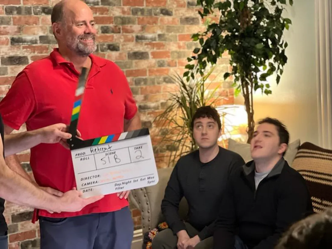 Behind the scenes on the set of Retreat!